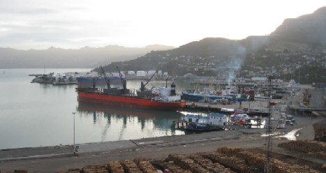 Port of Lyttleton, evening