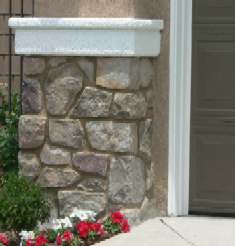 decorative stone veneer in ground contact can conceal termites